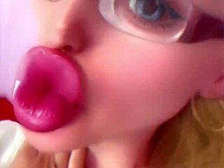 Huge Pink Lips Dollification Transformation