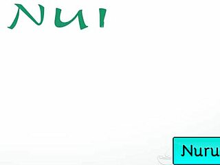 Black horny beauty masseuse delivers wet nuru massage with oliver davis mocha menage