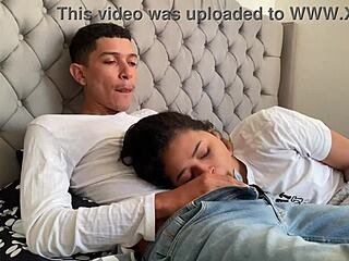 Padrastro pervertido, shoving that huge cock in my mouth till he bursts!