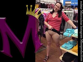 Beautiful Latina with Big Ass in Public Outdoor