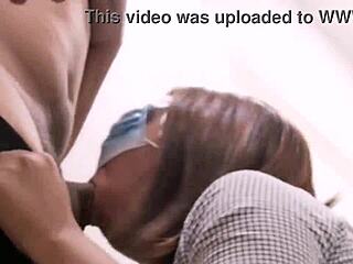 Public fitting room action with horny Filipina in part 2