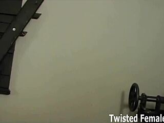 Mistress punishes pathetic balls in bdsm humiliation session