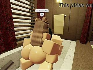 i, brunette with fat ass, sucked and fucked in bathtub