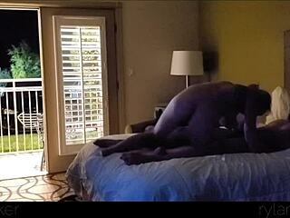 hot young slut fucked hard in motel with door open