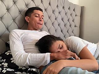 Padrastro pervertido, shoving that huge cock in my mouth till he bursts!