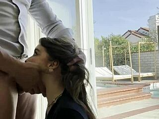 Eden Ivy's intriguing anal enjoyment with deepthroat and ass licking.