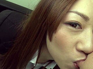 I'm kanna kitayama, big tits asian boss fucked in office