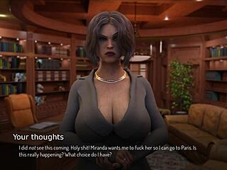 Visual novel adventure with interactive gameplay