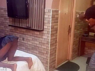 Beautiful madam seduces her house boy and gives him a good fuck