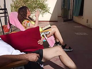 Hot Sister-In-Law Flashes Her Panties