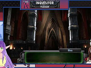 the inquisitor gets an orgasm from big cock