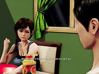 The Inn 6: Cute Curvy Babe in Wild 3D Outfit, So Hot!