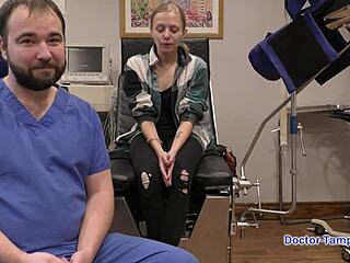 First time gynecological examination with Ava Siren by Dr. Tampa