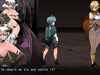 Tall Ami and Yuumi in hot face sitting scene 😍