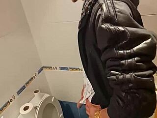 Fucking My Tattooed Mother-in-Law in the Toilet Hard