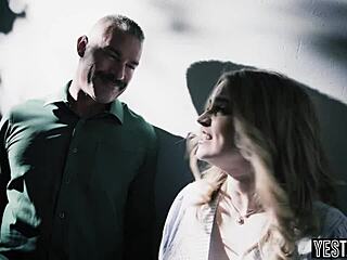 Tiny Teen 18+ Masturbates Before Threesome with Stepmom