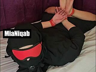 Niqab-covered beauty gets her ass worshipped in a compilation of hardcore scenes