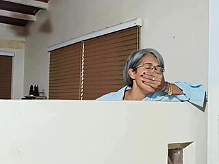 Hot housewife gets her stepsons big cock in her mouth