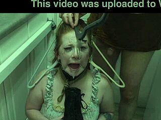 Enthusiastic Degradation Slut Siren Eats Cum from Boot in BDSM Scene