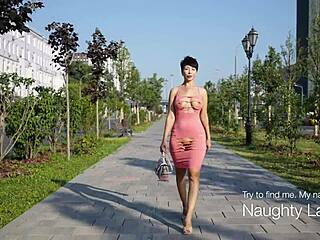 I cut my dress and flashed outside to show it to others