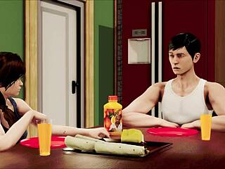 The Inn 6: Cute Curvy Babe in Wild 3D Outfit, So Hot!