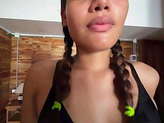 beautiful petite 18+ fucked in the cabin by a black cock on valentines day