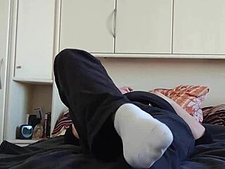 European homemade feet fetish video with a chubby amateur wife