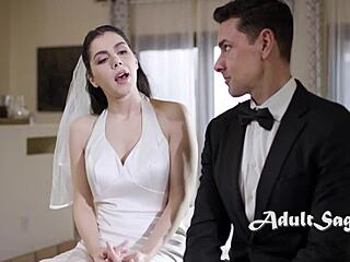 best man fucks bride valentina nappi's ass on wedding