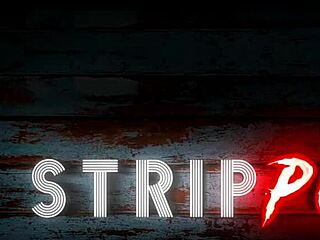 hot brunette housewife strips seductively, teasing with lapdance and ass worship for happy ending