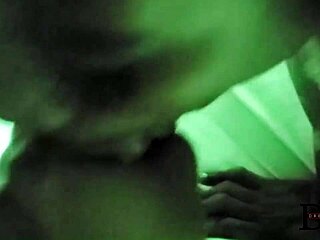 ebony couple records sex tape in mirror room.