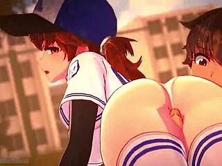 i can't stop watching baseball girl thighs in hentai