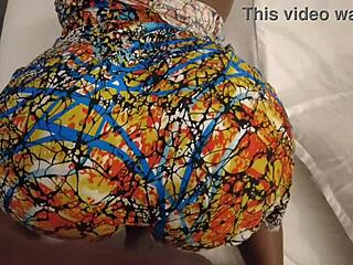 Ebony Babe Teases Him Playfully After Shower Session With Big Ass