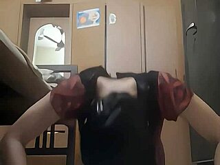 Desi creampie queen works out her boobs, then gets double penetrated with creampie finish