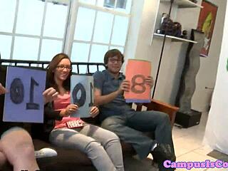 Sweet college coeds getting fucked in missionary 😍