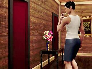 The Inn 6: Cute Curvy Babe in Wild 3D Outfit, So Hot!