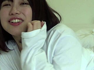 cute japanese college girl gets cozy in intimate amateur sex