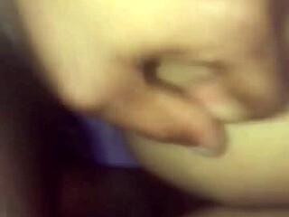 Redbone Ebony Amateur Rides Homemade Reverse Cowgirl on Monster Cock