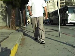 tattooed ebony pickup on street