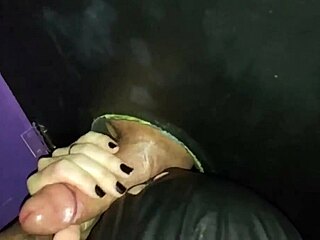 Married couple enjoys a night at a glory hole