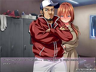 Japanese hentai babe bent over for cheating doggystyle in part 5