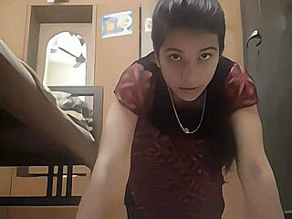 Indian babe gets double penetration in a hardcore gangbang scene