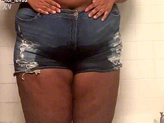 Girl urinates and then farts in the bathroom, surrounded by steam
