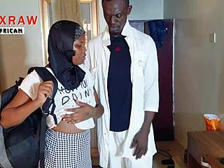 He savored his stepsister's wet pussy with his massive black cock deep inside.