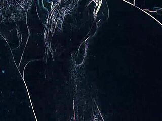 dancing in the night club with suggestive lighting