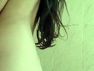 College girl masturbates in shower, caught in sensual act