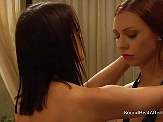 Busty Naked Slave Punished With Fingering By Dominant Mistress.