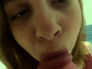 Oversized Dick Deepthroat For Beauty Teen In College POV