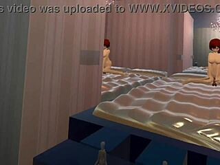 Explore vr hentai room with various positions like doggystyle and cowgirl for intense fucking.