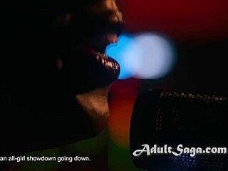 femme fatales hailey rose lulu chu penny barber fulfill lesbian desires together