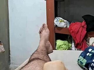 Exhibitionist flashes and reaches orgasm in public display